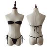 Women's Sexy Sheer Three-Piece Bikini Set - Lingerie & Swimwear