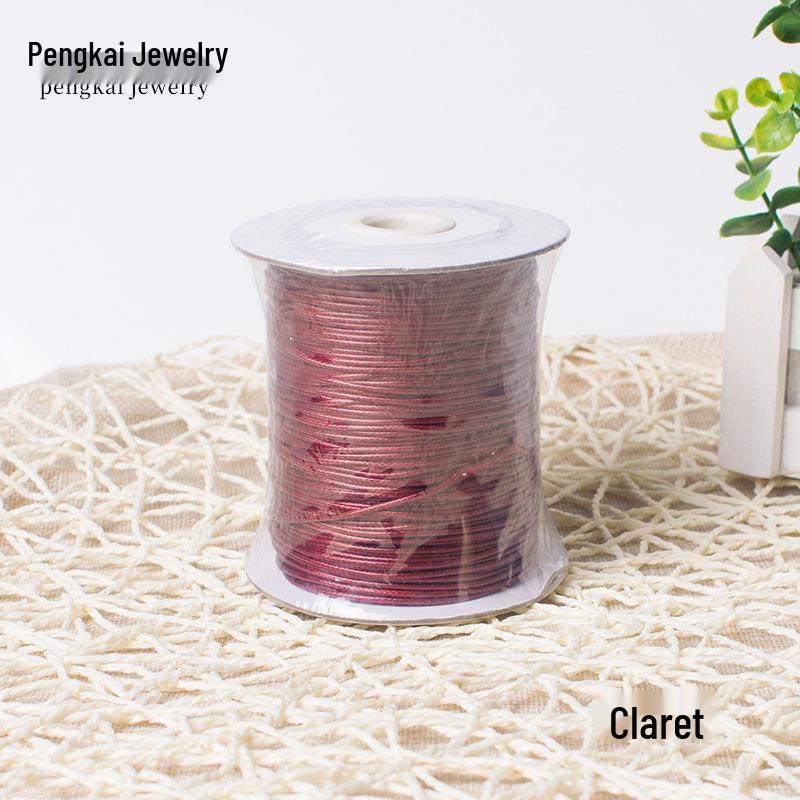 Colored Waxed Cord for DIY Bracelet and Necklace Making