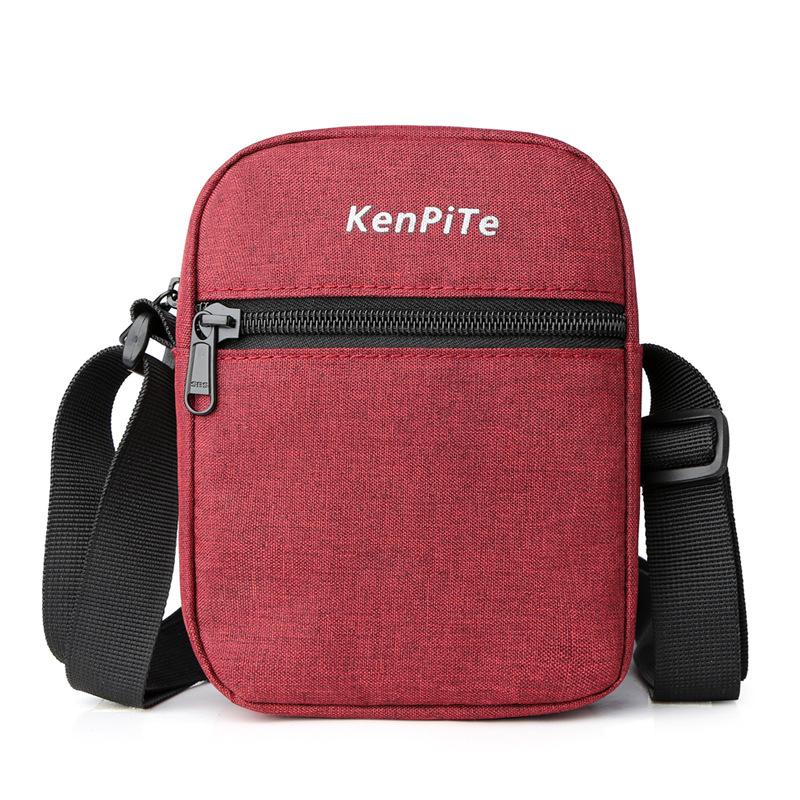 

Korean version of canvas messenger bag student casual simple shoulder diagonal cross mobile phone bag