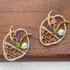 Orchid Window Pattern Brooch - Women's High-end, Premium, Small-Scale, Uncommon Brooch - Chinese-style, Pearl, High-end Pin