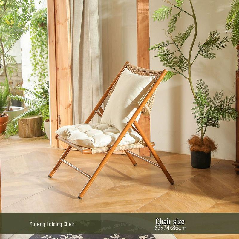 A1R Meiqi Outdoor Patio Rattan Balcony Furniture: Folding Table, Lounge, Sofa Chairs for Garden, Porch, or Courtyard.