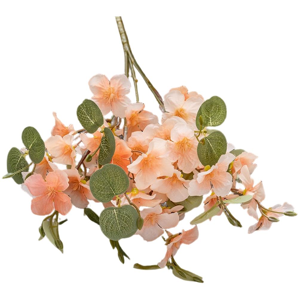 Artificial Cloth Flower Bouquet, Fake Floral Arrangement For Home Decor, Wedding Reception Centerpieces, Photo Shoot Props