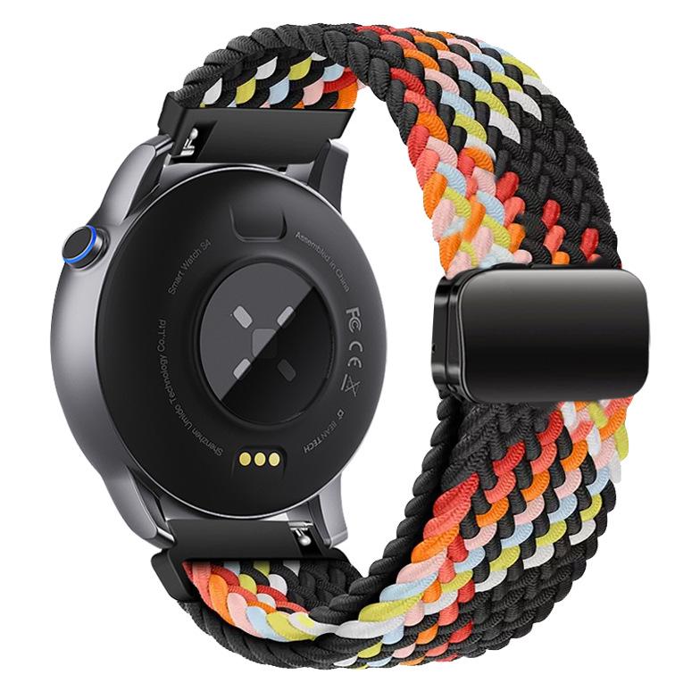 Universal Woven Nylon Magnetic Buckle Watch Band for Huawei/Samsung - 18mm, 20mm, 22mm