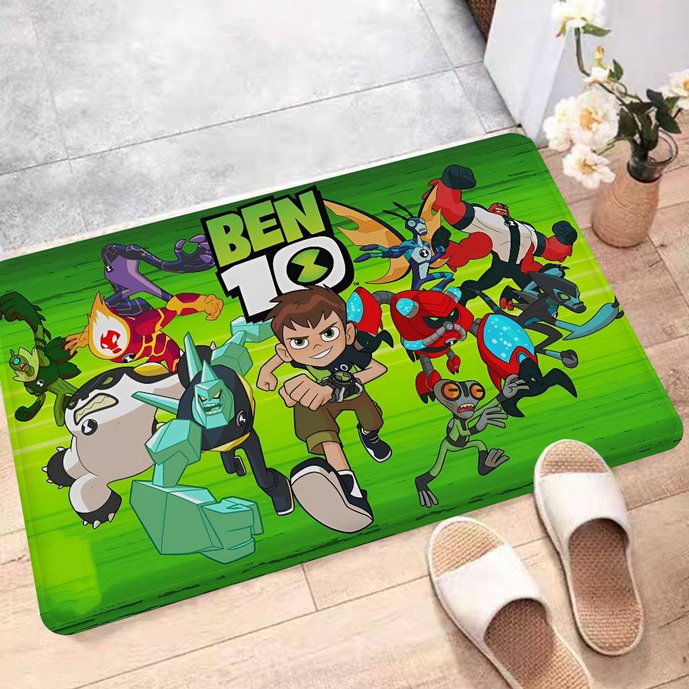 Cartoon B-Ben 10 Fußmatte Nordischer Stil Schlafzimmer Wohnzimmer Fußmatte Zuhause Balkon Rutschfest Alfombra