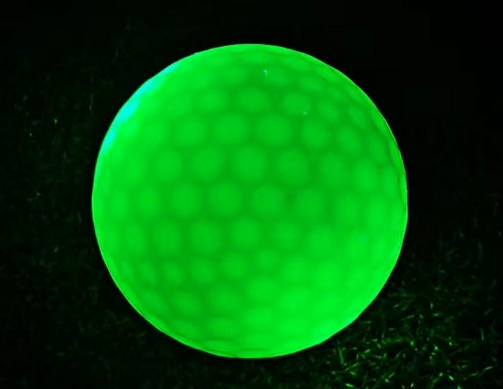 New Golf Competition Ball: LED Luminous Seven-Color Night Flashing Ball