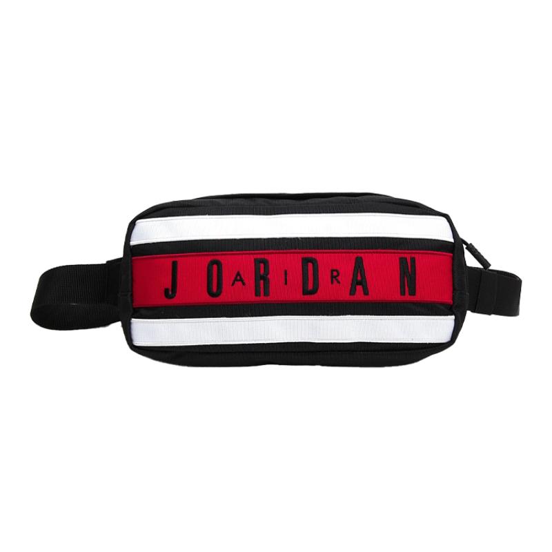 

Сумка-слинг Jordan из полиэстера, сумка через плечо, поясная сумка обычного размера, унисекс, черная Jordan 9A0300-KR5 чёрный
