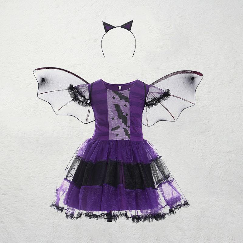 European and American Children's 2021 Halloween Witch and Anime Cosplay Costumes