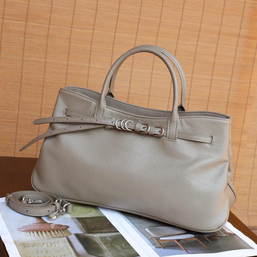 Wszechstronna Duża Pojemność Prawdziwa Skóra Krowia Torba na Ramię i Listonoszka dla Kobiet 2025