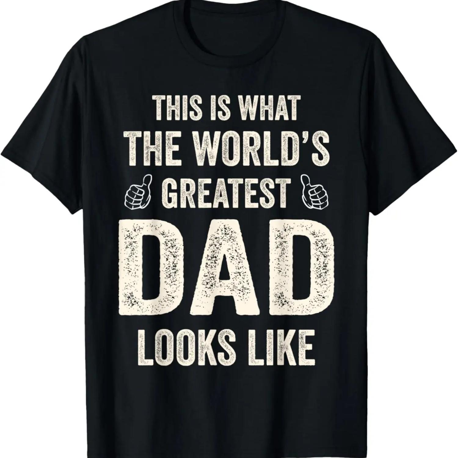 

Забавная новинка ко Дню отца для лучшего папы футболка XXXXXL чёрный