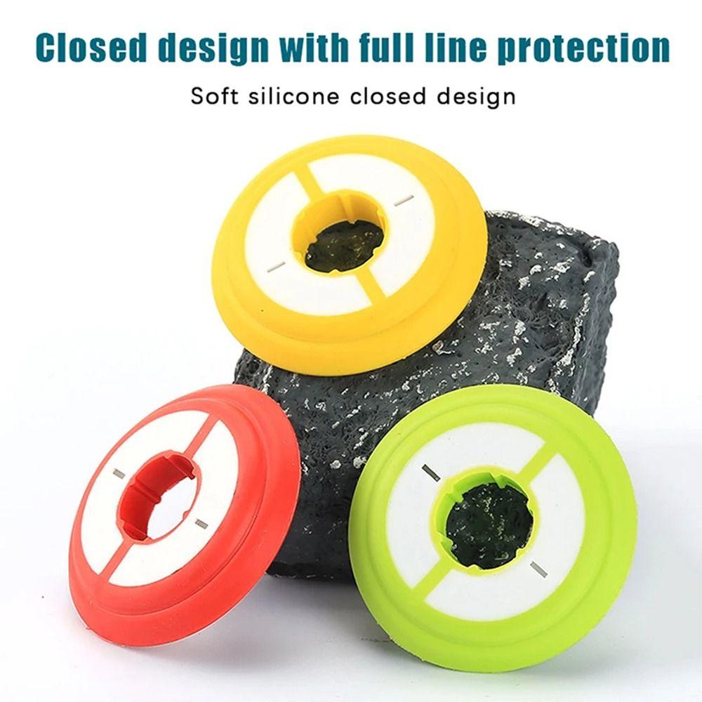 1Pcs Closed Winding Board Tool Silicone/Foam Main Spool Line Storage Box  Fishing Accessories