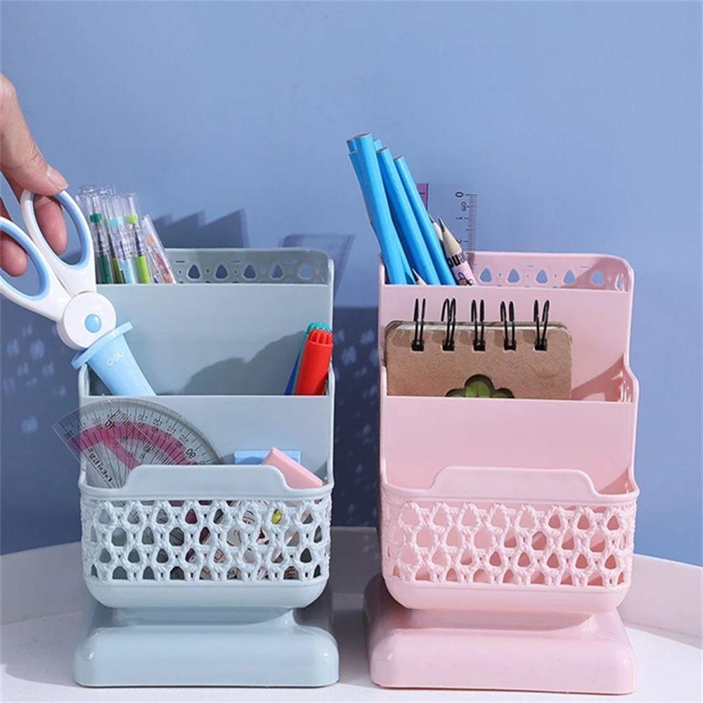 For Cosmetics Jewelry Pen Holders Make Up Brush Holder Stationery Organizer Desktop Storage Box