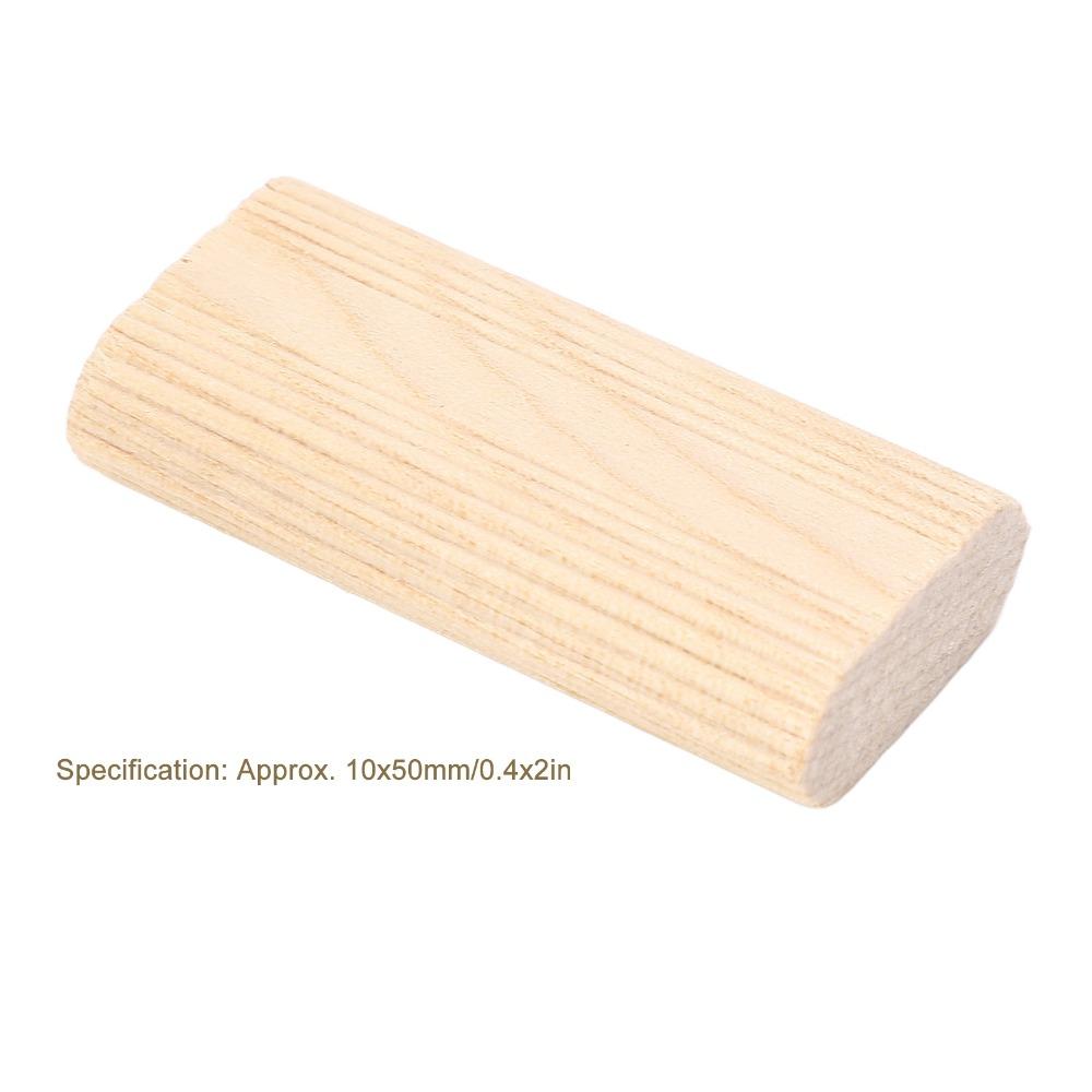 50pcs Premium Material Solid Beech Wood Tenon Sturdy Structure Beechwood Dowel Pins Woodworking