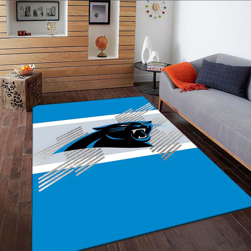 Panthers Helmet Carpet, Kitchen Rugs, Yoga Mat, Non-Slip Mats, Rug for Bathroom, Living Room bedroom, Camping Rugs Christmas Gift