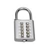 10 Digit Combination Outdoor Padlock Waterproof Zinc Alloy With Key Backup Smart Lock For Travel Luggage Anti-Theft