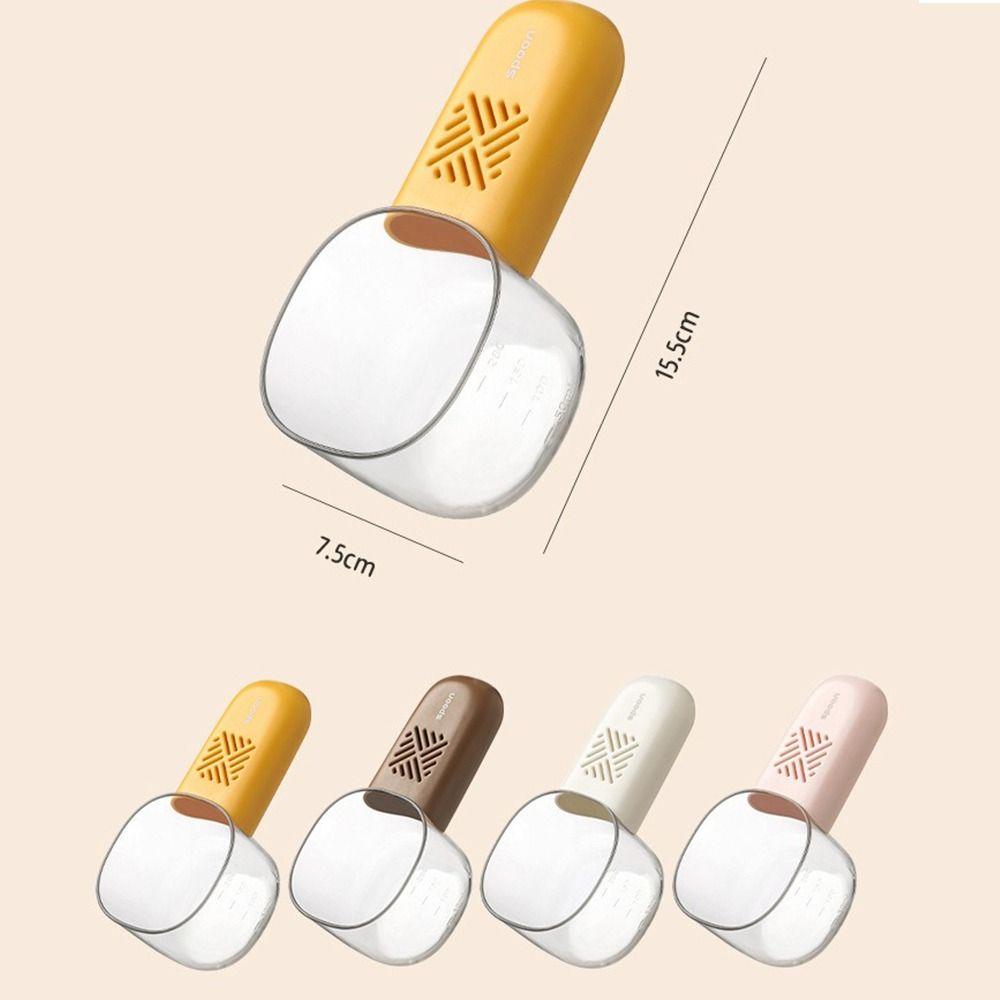 With Scale Household Food Spoon PET Grains Digging Noodle Scoop Cute Kitchen Rice Scoop