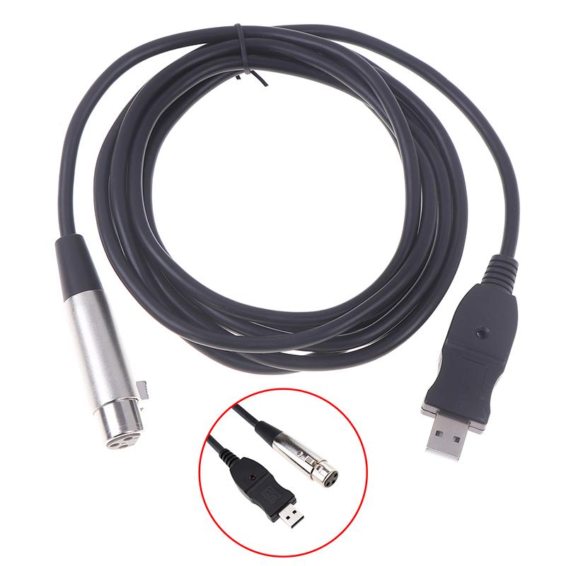 Usb Microphone Cable  Microphone Cable Computer Usb To Xlr Microphone Connect Computer Cable Audio Cable Adapter