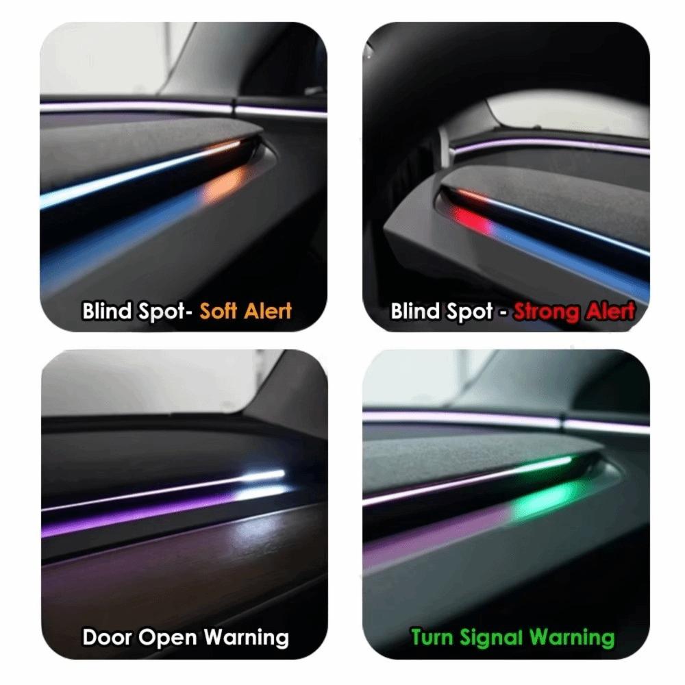 Smart Air Vent Ambient Light System for Tesla New Y Juniper Model 3 Highland  Model 3 Y 2021+
