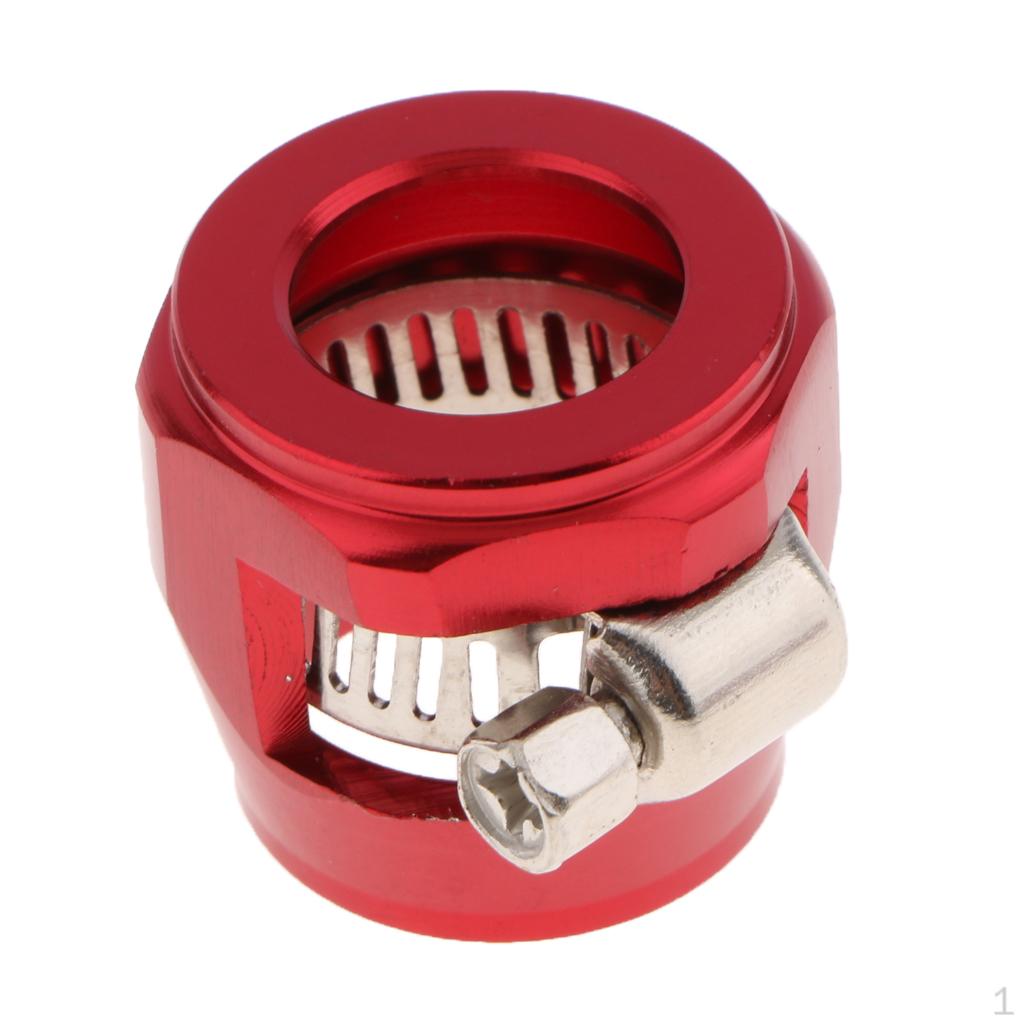 

21mm Fuel Hose Line End Cover Clamp Finisher Fitting красный