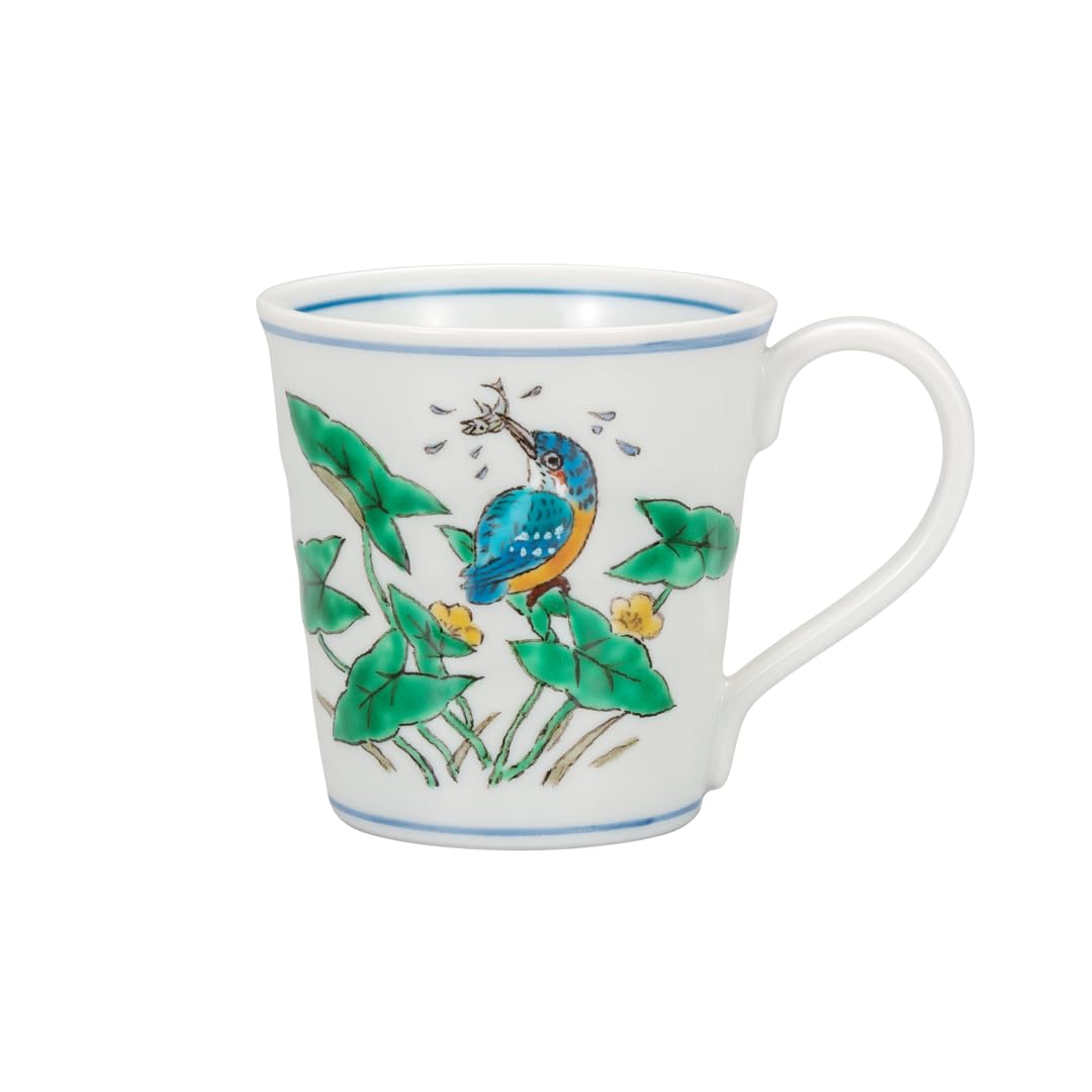 

Kutani Ware Iwataya Mug/Kawasemi K8-861