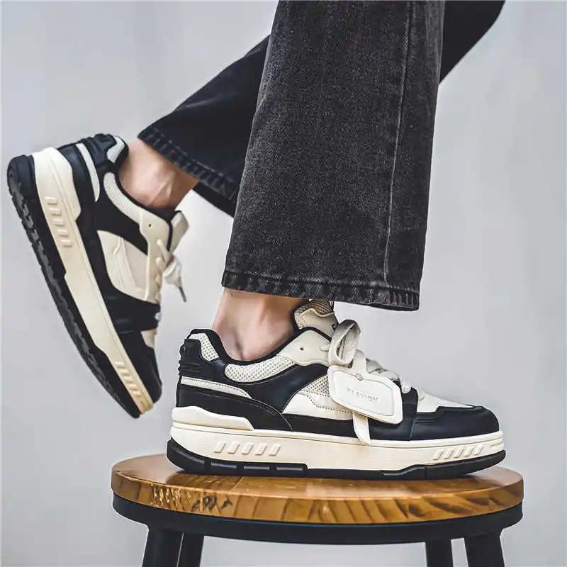 Fashion Dad Lace-up High Gym Shoes Trendy Men's Shoes Boots Sneakers Sports Nice Temis Minimalist Teniss Loafersy Street 2025
