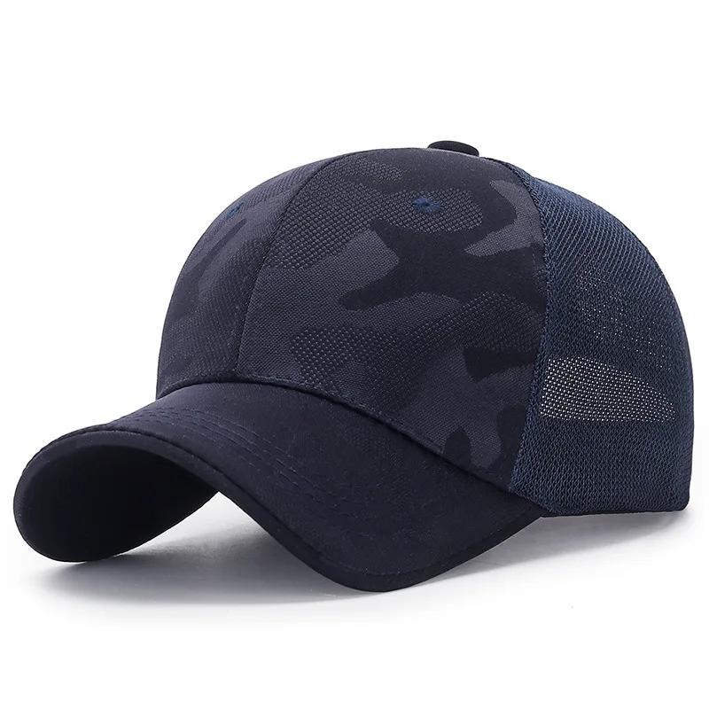 New Unisex Camouflage Baseball Cap Fashion Men Breathable Adjustable Sun Hat Outdoor Hunting Snapback Caps Casual Trucker Hats