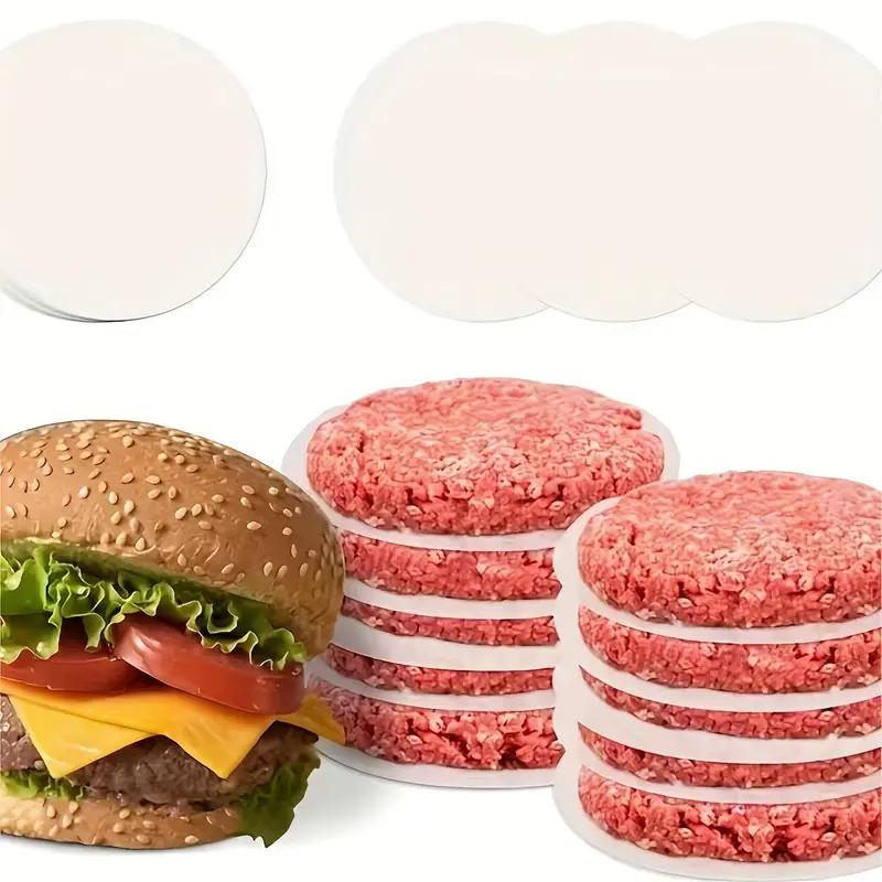 50/100 buc Hârtie de copt rotundă Cerc Pergament Cuptor pentru grătar Patty Hamburger Hârtie Tort Instrument antiaderent pentru coacere
