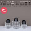 Bayonet Spot Glass Perfume Bottle: Portable 30ml, 50ml, 100ml Dispenser & Sample Bottle