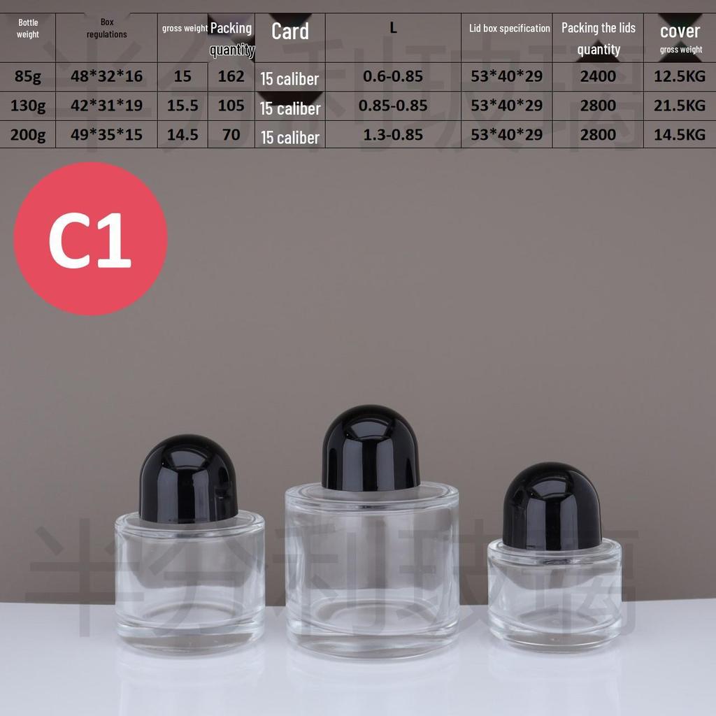 Bayonet Spot Glass Perfume Bottle: Portable 30ml, 50ml, 100ml Dispenser & Sample Bottle