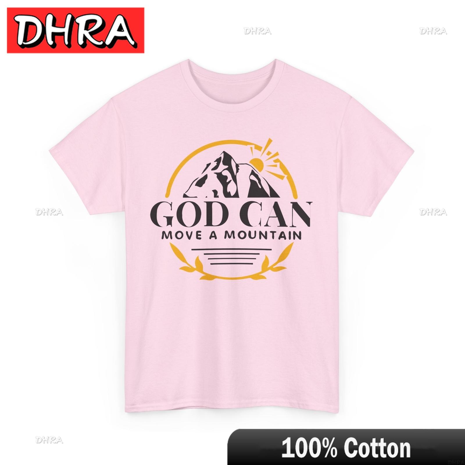 

God Can Move A Mountain TShirt Christian Scripture Tee Jesus Shirt Edgy Tops Birthday Tee Unisex Unisexs Christian Shirt TShirt 4XL