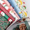 0.5m/1m/2m Pure Cotton Twill Christmas Printed Fabric for Sewing Curtain Scene Decoration Tablecloths Children's Clothing Fabric