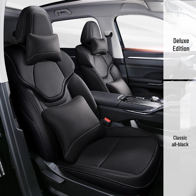 Harvard Fuda Dog Raptor Genuine Leather Car Seat Cover, Full Wrap, All-Season.