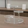 Acrylic Display Stand Transparent Tiered Clear Riser for Shelf, Room Decor,