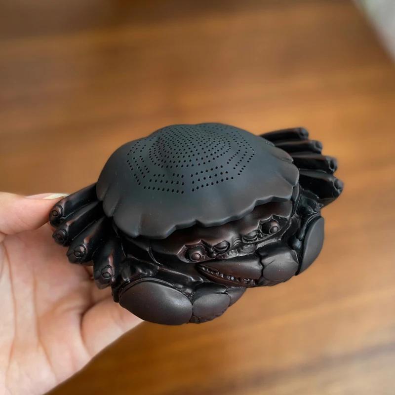 

Purple Pottery Crab Tea Pet Tea Ceremony Accessories Living Room Desktop Tea Tray Decoration