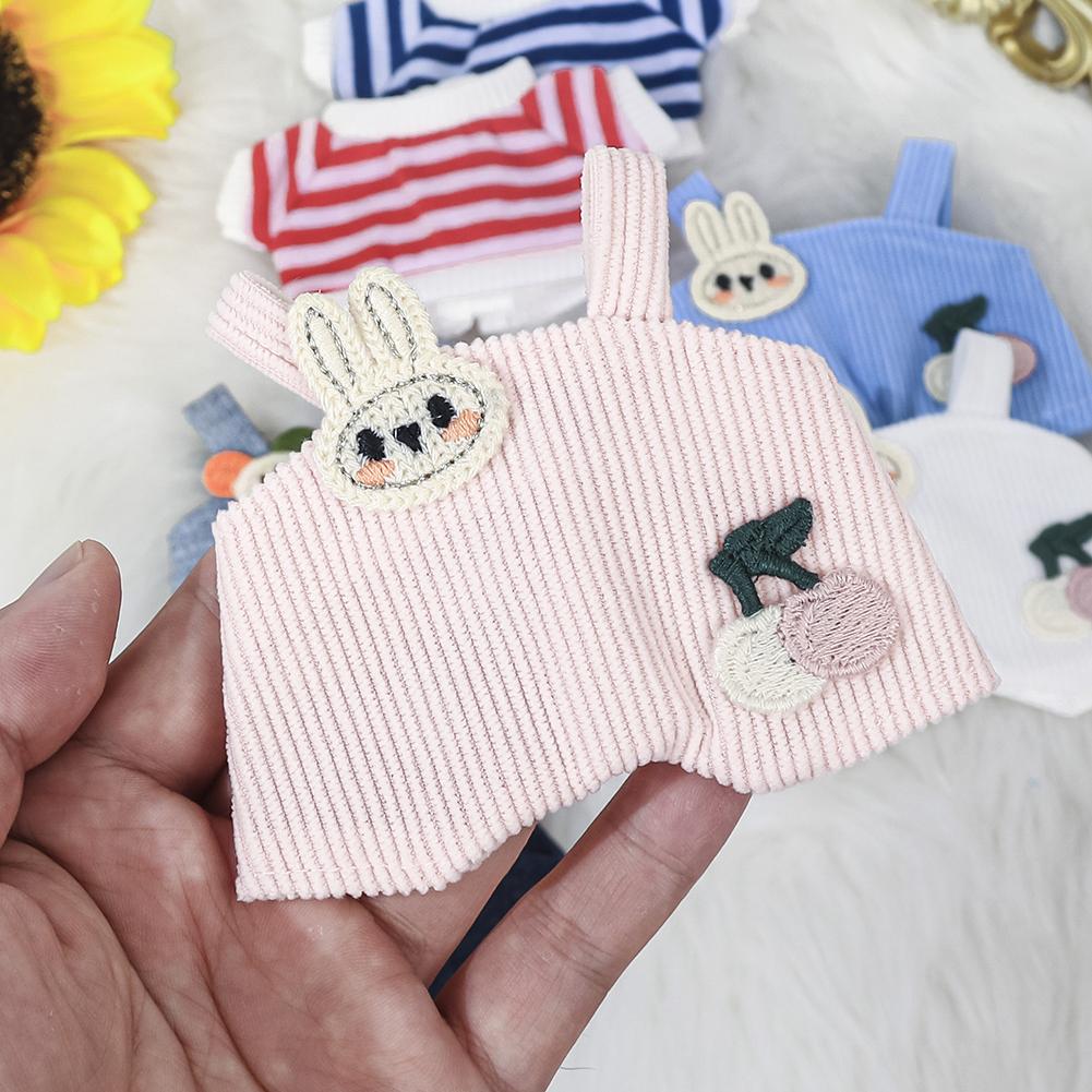 For 17cm Labubu Doll Clothes Fashion Clothes Hoodies Doll Clothes Hoodies Dolls Accessories Cute Decoration Little Cloths