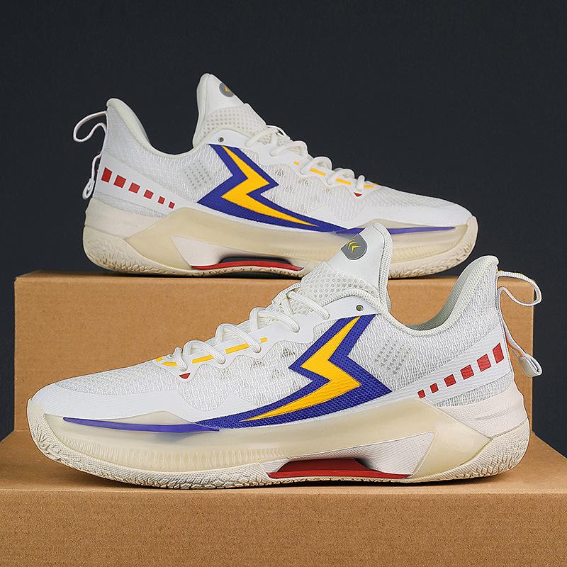 Low-top Basketball Shoes Men's and Women's Mesh Breathable, Non-slip, Wear-resistant and Shock-absorbing Actual Combat, Lightweight Soft