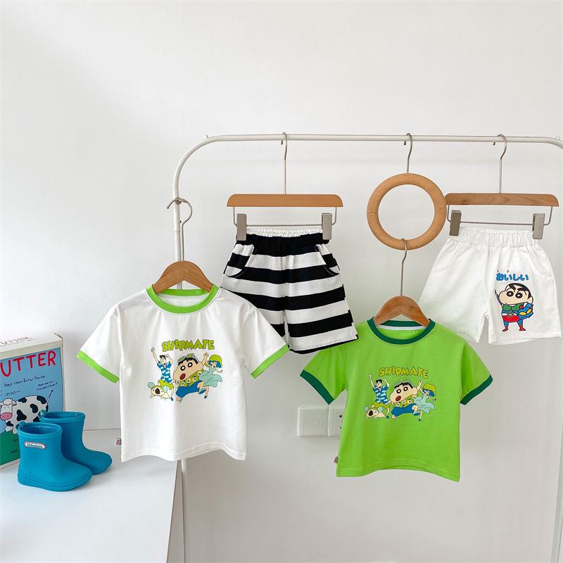 Zhili Summer Kids' Color Block Casual Wear: Comfortable, High-Quality, Printed Design for Children