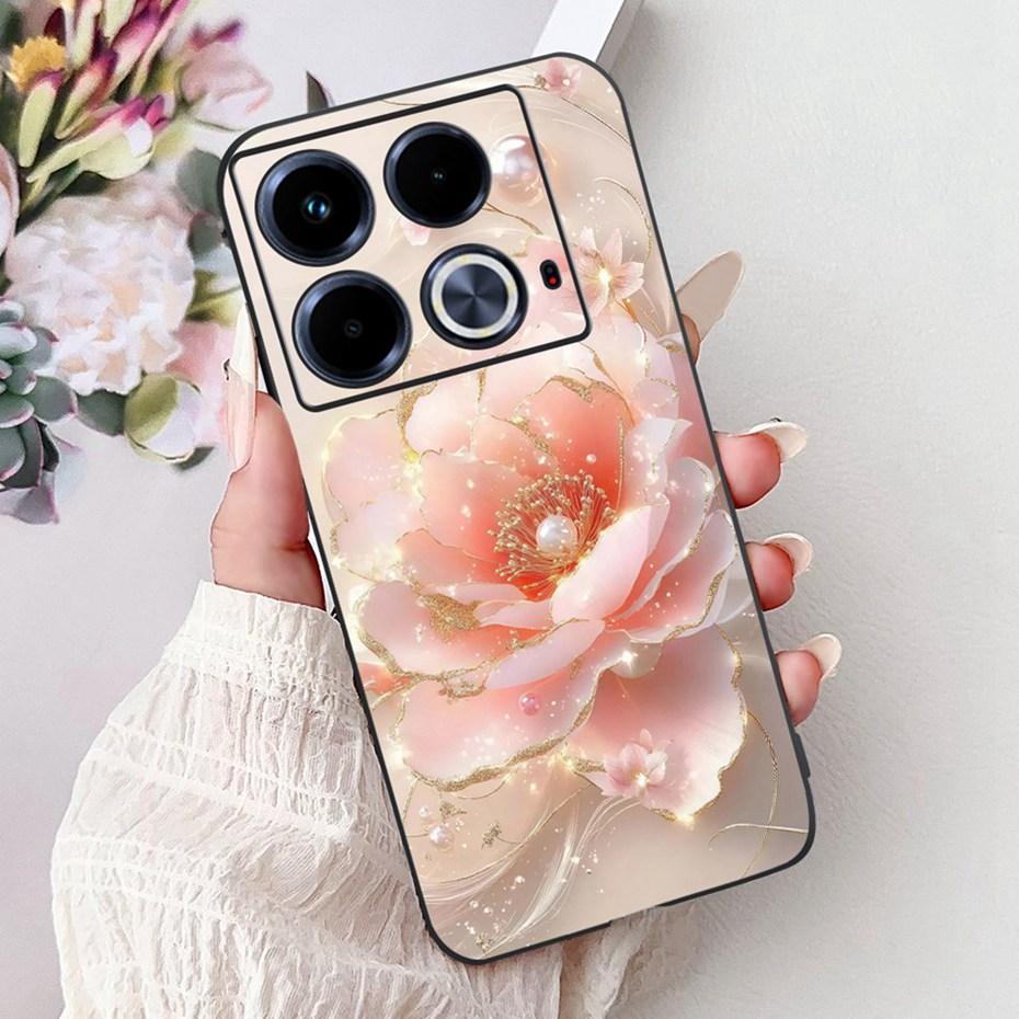 Cute Painting Phone Case For Infinix Note 40 40Pro Pro+ Soft Silicone TPU Back Cover For Infinix Note40 Pro Plus Cases Bumpers
