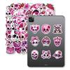 50 Gothic Creative Trend Pink Skull Stickers Diy Hand Account Materials Halloween Party Decoration Graffiti