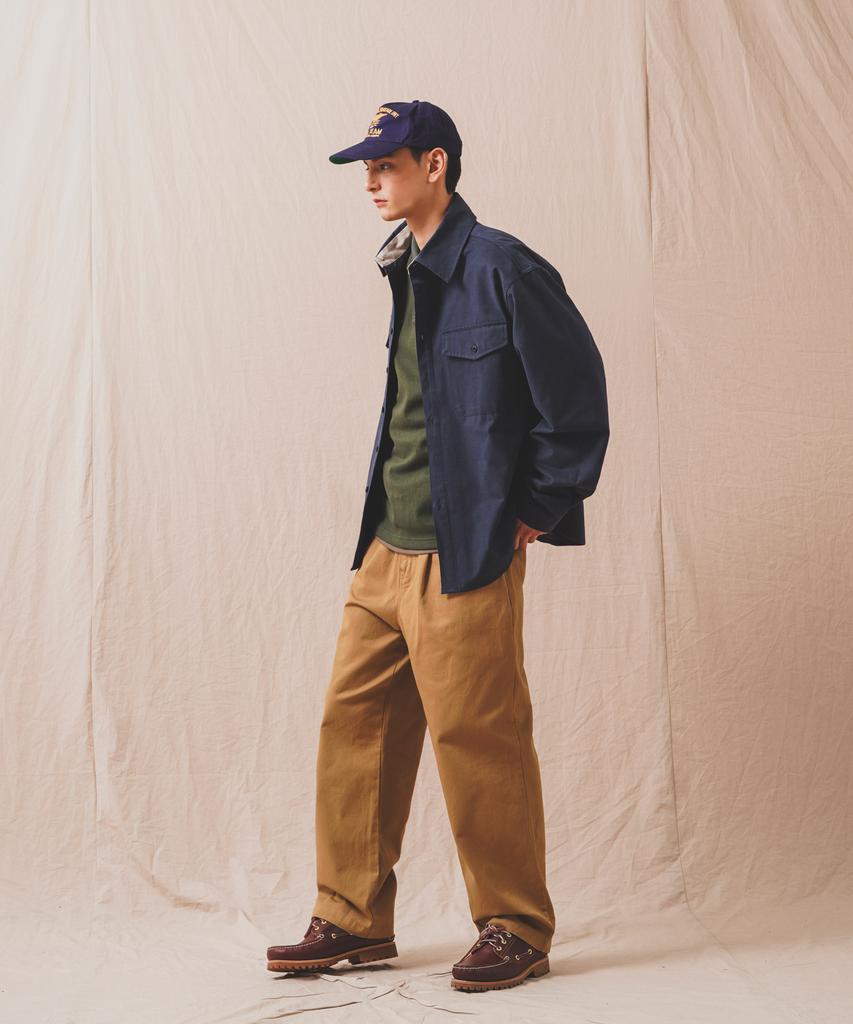 PERSTEP Cotton Two-Pocket Shirt Navy Smls4686