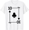 Playing Plum Blossom Cards Costume  AceKQJ1098765432  Diamonds Card Poker TShirt Streetwear Graphic T Shirts