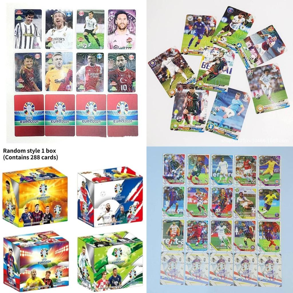 High-quality Soccer Star Cards European Cup Messi Neymar Ronaldo Shinny Collectibles
