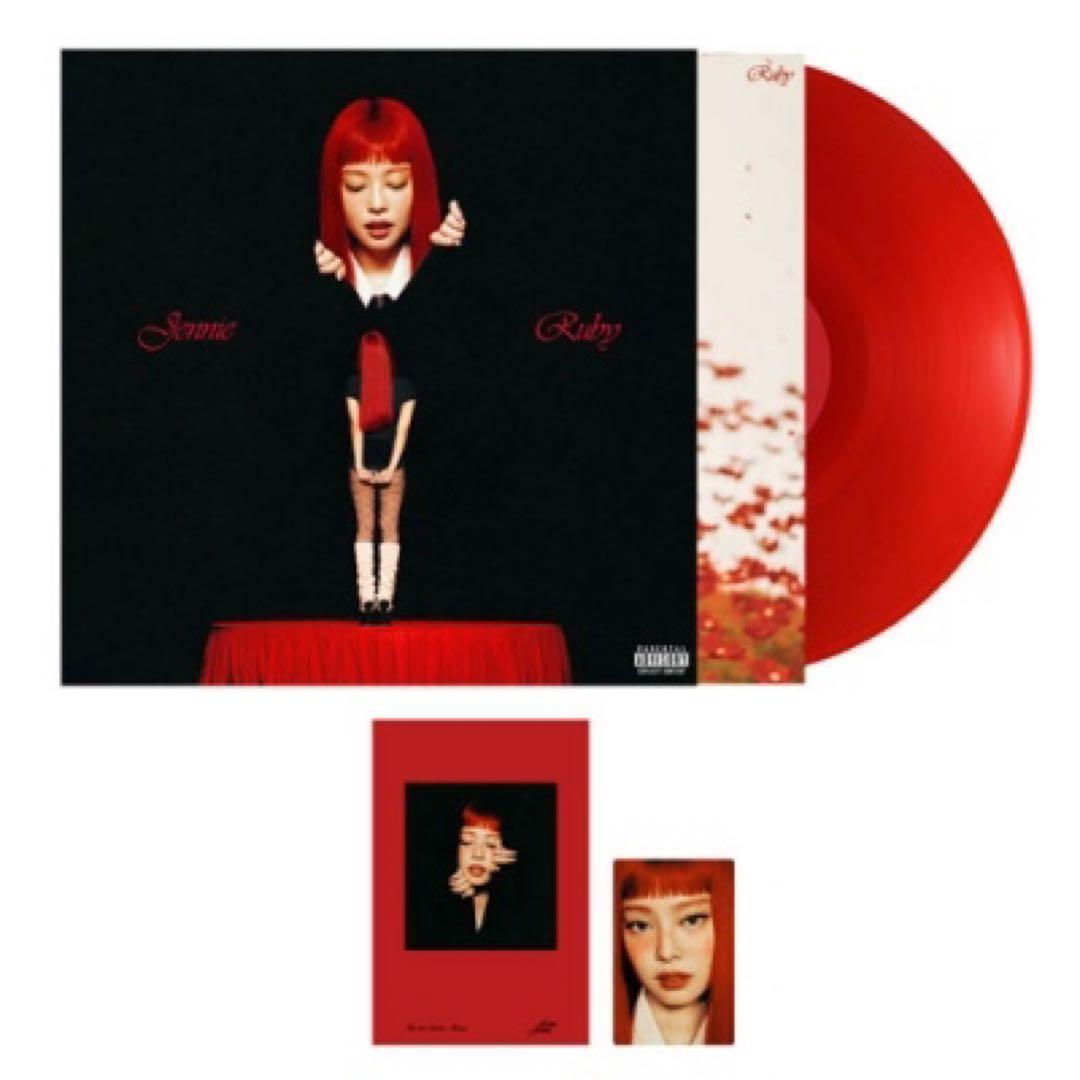 

[USED] JENNIE Ruby Clear Red Vinyl LP