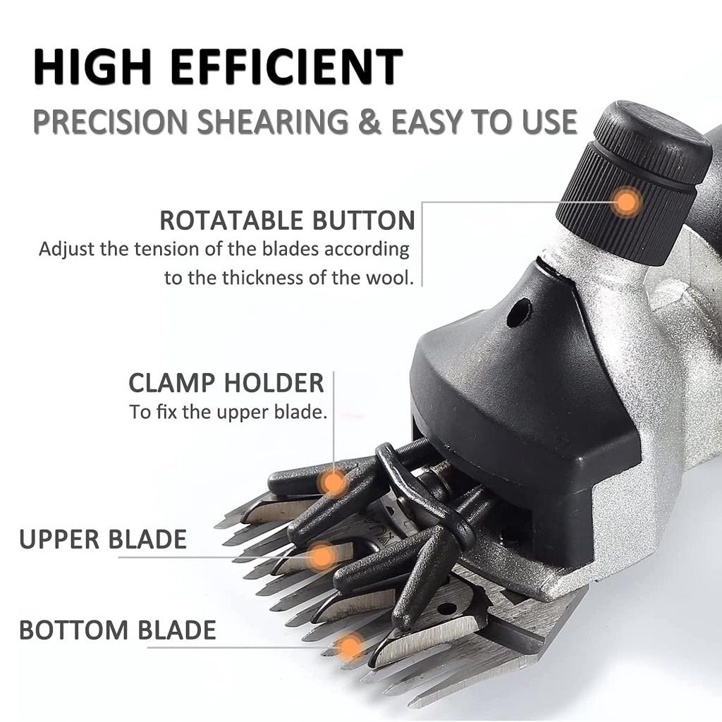3000W 6 Gears Speed Electric Sheep Goat Shearing Machine 220V Trimmer Tool Wool Scissor Cut Machine With Box