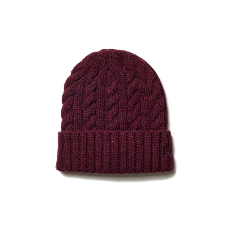 

[New Era] low gauge cuff knit hat plum FREE LG CUFF WB KNIT PLUM
