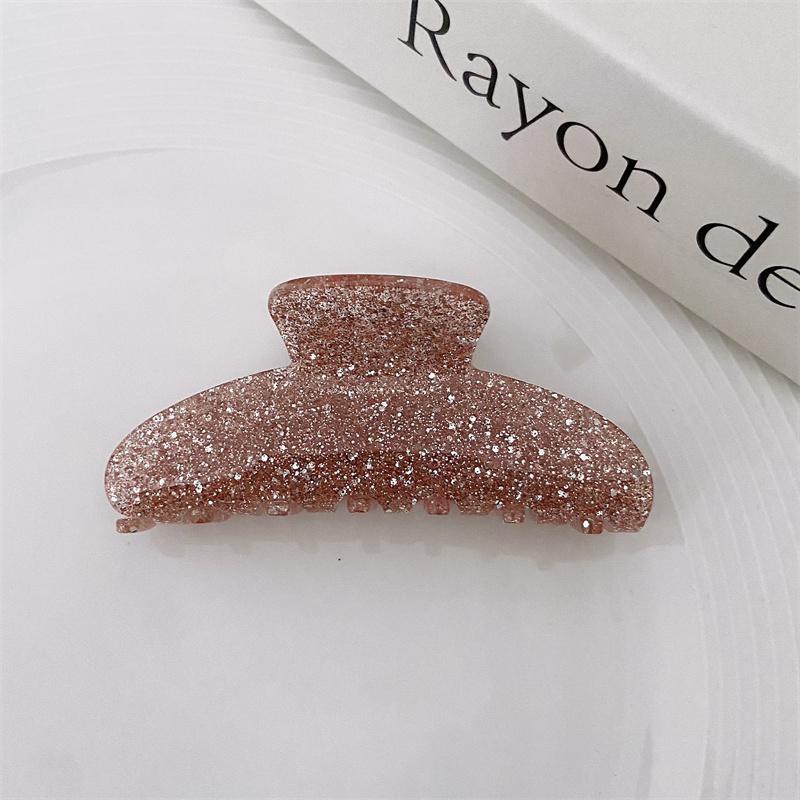 1 Stück Glitzer Haarspangen Modische Haarklammer Große Größe Geometrische Haarspange Elegante Damen Haaraccessoires
