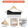 Multi Functional 10 Clips Baseball Cap Storage Rack Fabric Portable Organizer Clips Foldable Travel Coat Hat Holder Drying Hooks