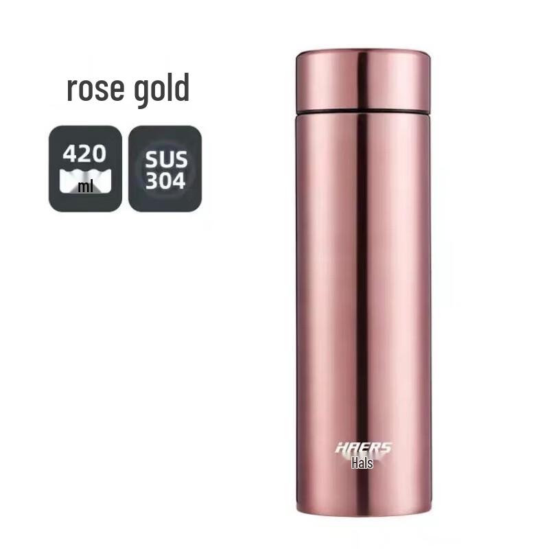 HAERS 304 Stainless Steel Portable Insulated Mug 420ml