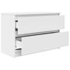 vidaXL TV-Schrank Weiß 80x35x54 cm Holzwerkstoff