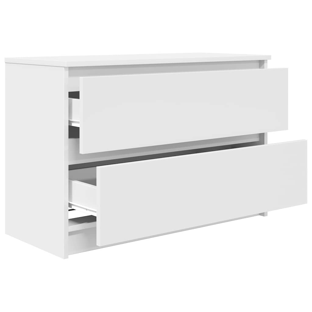 vidaXL TV-Schrank Weiß 80x35x54 cm Holzwerkstoff