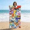 P-Pokemon Design Super Absorbent Beach Towel, Quick Dry Lightweight Soft for Swimming Pool Travel Camping Gift Kids